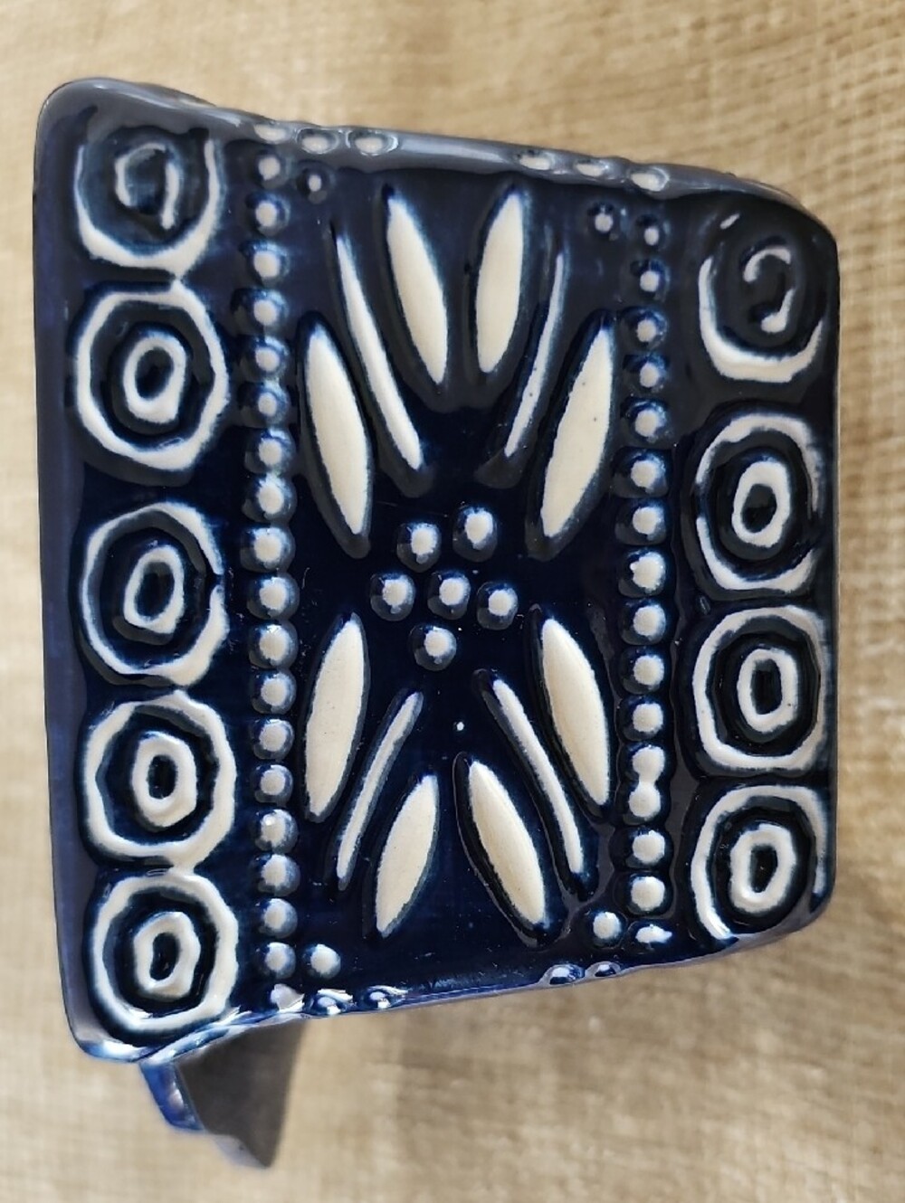 Temp-Tations Navy Ceramic Square Ramekins - Set of 4 - Picture 4 of 5